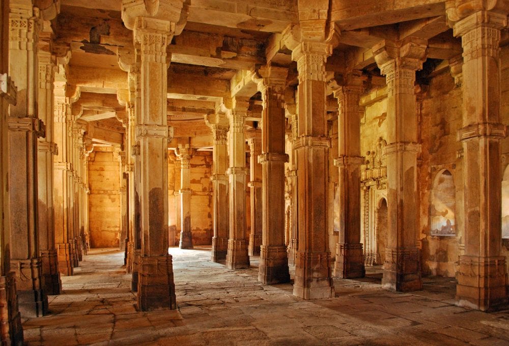 Die Jami Masjid Moschee in Champaner-Pavadgadh