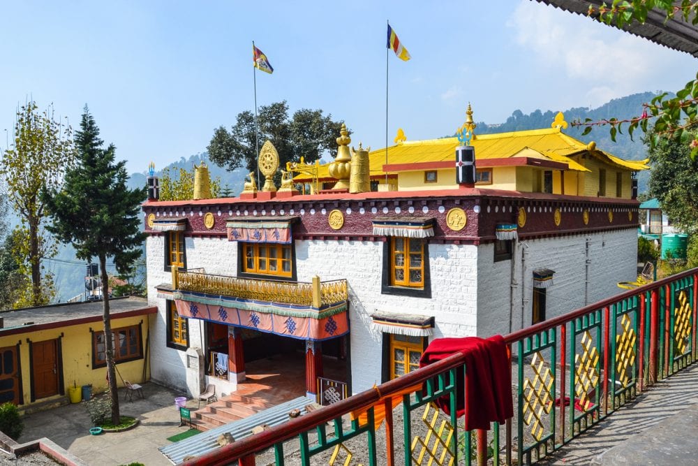 Ein Kloster in McLeod Ganj (Dharamsala)