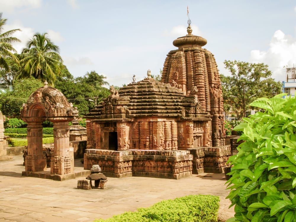 Der Lingaraj Tempel in Bhubaneswar, Odisha