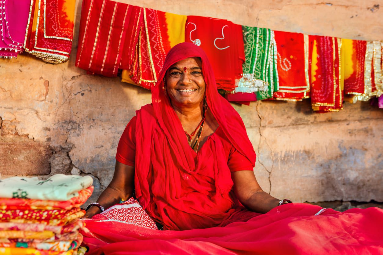 Erleben Sie Indien hautnah und authentisch: faszinierender Markt - Indien Reiseveranstalter
