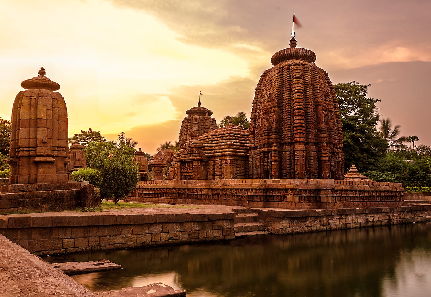 Der eindrucksvolle Mukteswar-Tempel in Bhubaneswar, Orrisa