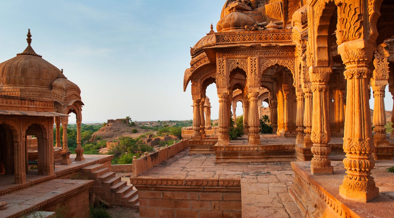 Der Bada Bagh Garten in Jaisalmer, Rajasthan - Nordindien Reise individuell