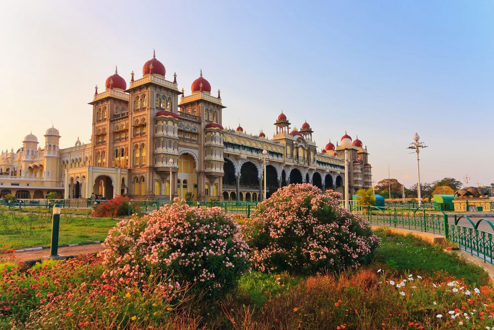 Der Amba Vilas Palast in Mysore, Karnataka