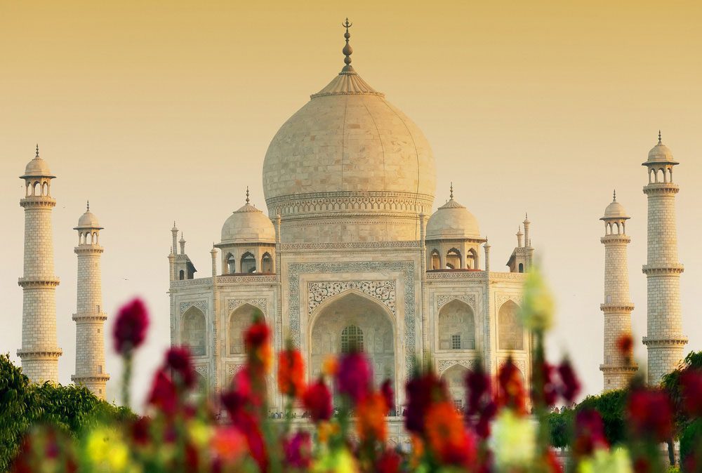 Das großartige Taj Mahal in Agra