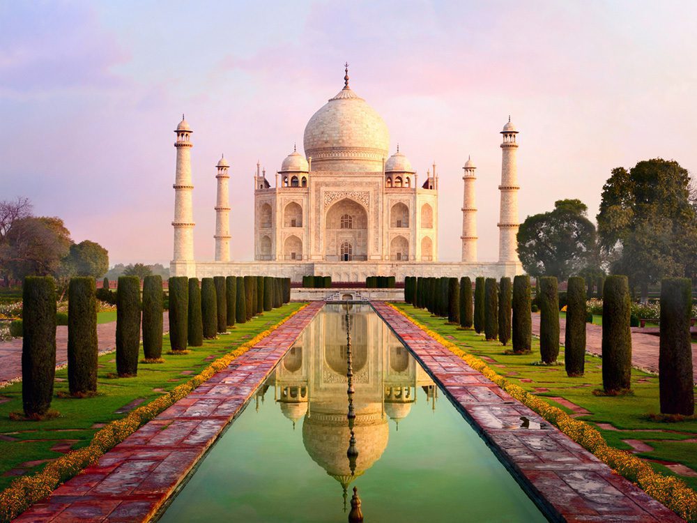 Das Taj Mahal in Agra, Uttar Pradesh